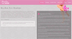 Desktop Screenshot of brazilianwaxboutique.com